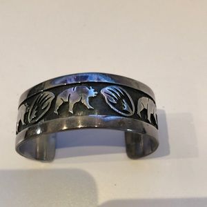 Silver American Indian bracelet